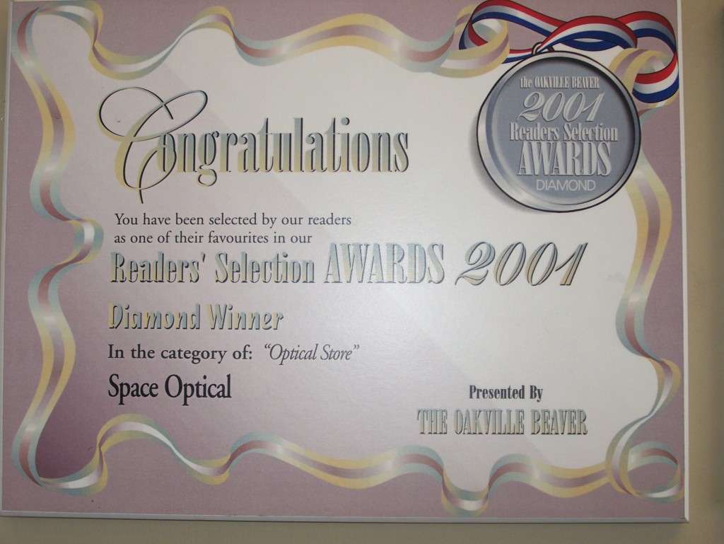 Readers Selection Award 2001