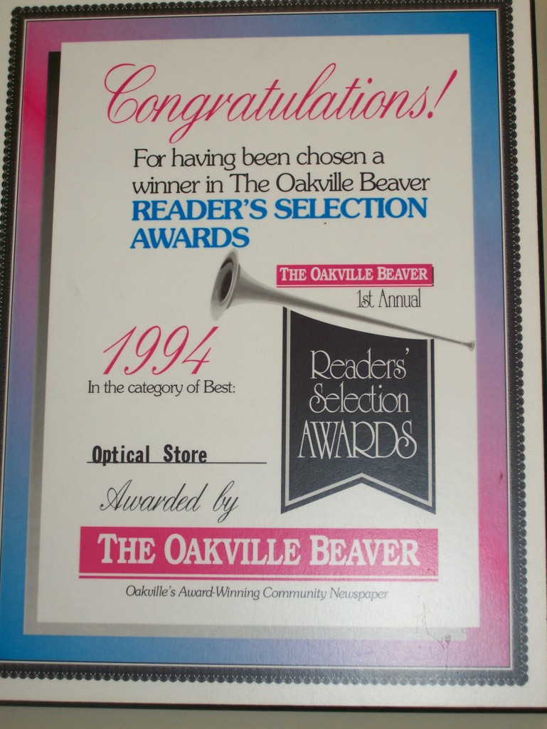 Readers Selection Award 1994