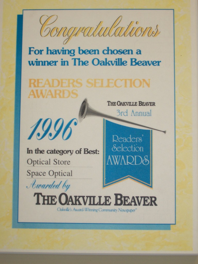 Readers Selection Award 1996