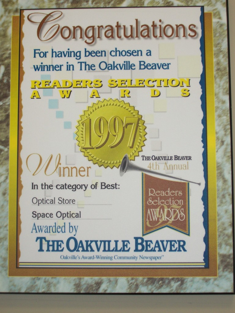 Readers Selection Award 1997